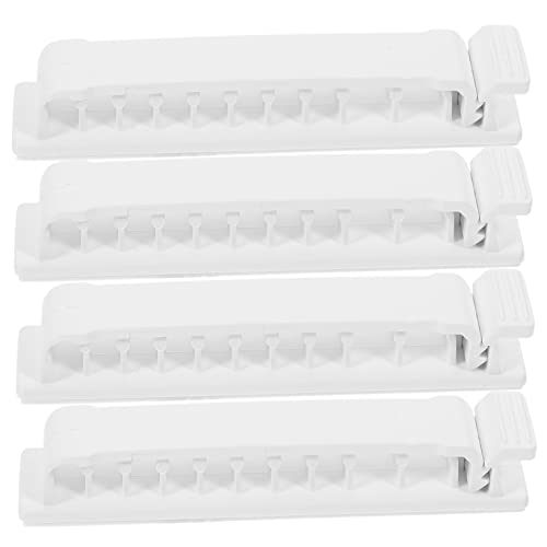 GARIOUANS 4 Stück Kabel Organizer für Schreibtisch Selbstklebende Kabelhalter für Ladekabel USB Kabel und Stromkabel Einfache Installation Einstellbare Spannung Stabil und Zuverlässig von GARIOUANS