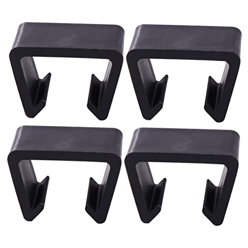 GARIOUANS 4 Stück Stabile Stuhlklammern Kreative Sofa Clip für Rattan Möbel Vielseitiger Möbelverbinder für Zuhause Büro und Schwarz von GARIOUANS