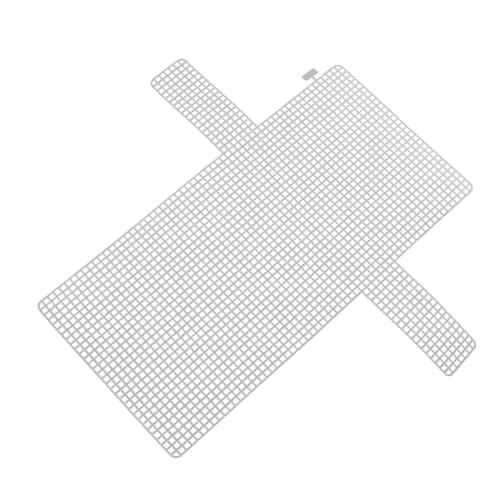 GARIOUANS 4 Stück Teiliges DIY Kunststoff Netzblätter Stabile Gewebte Kunststoff Gitterplatten zum Herstellen Handgefertigter Taschen Vielseitig Zuschneidbar Langlebig Glatten Kanten von GARIOUANS