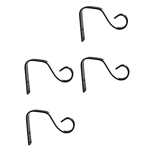 GARIOUANS 4 Stück Teiliges Eisen Wandhaken Robuste Gartenhalterung für Blumentöpfe Vogelhäuschen Windspiele Laternen Vintage Dekorativer Halter für Wand Terrasse und Balkon GARIOUANS 4 Stück Teiliges Eisen Wandhaken Robuste Gartenhalterung für Blumentöpfe Vogelhäuschen Windspiele Laternen Vintage Dekorativer Halter für Wand Terrasse und Balkon von GARIOUANS
