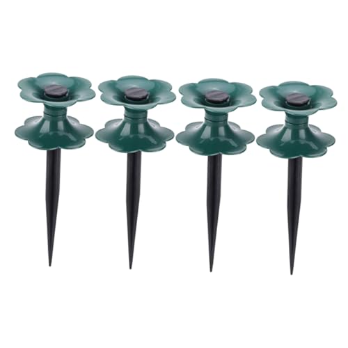 GARIOUANS 4 Stück Teiliges Gartenschlauch Führungssystem Heavy Duty Bewässerungsspikes mit Schutzfunktion für Außenpflanzen Installieren für Garten Gewächshaus und Blumenbeete von GARIOUANS