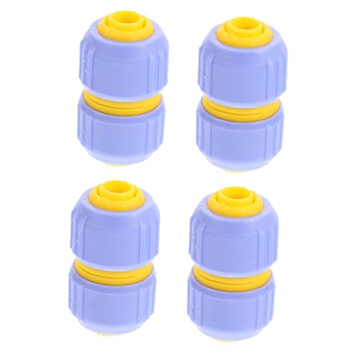GARIOUANS 4 Stück Teiliges Gartenschlauch Wasseranschluss Schnellverbinder Abs Robust Wasserfest für Gartenschläuche und Zubehör Einfache Langlebig von GARIOUANS