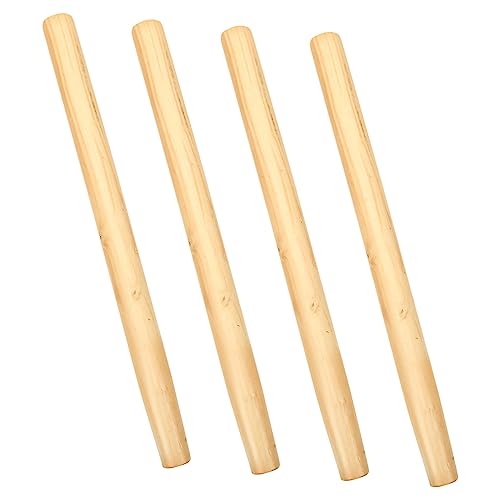 GARIOUANS 4 Stück Teiliges Holzgriff für Gartengeräte Robust und rutschfest Geeignet als Ersatz für Schaufel Hacke und für Gartenarbeit und Heimwerkerprojekte von GARIOUANS