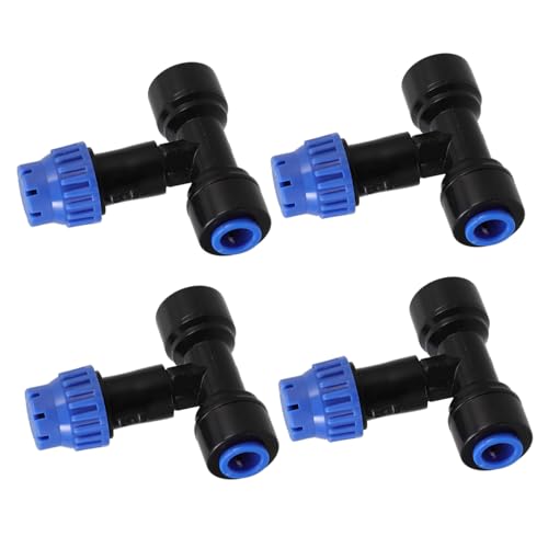 GARIOUANS 4 Stück Teiliges Quick Connector Tropfbewässerung Schlauchverbinder aus Kunststoff Steckverbinder für Gartenbewässerung Einfache Installation Langlebig für Tropfrohre und PE GARIOUANS 4 Stück Teiliges Quick Connector Tropfbewässerung Schlauchverbinder aus Kunststoff Steckverbinder für Gartenbewässerung Einfache Installation Langlebig für Tropfrohre und PE von GARIOUANS