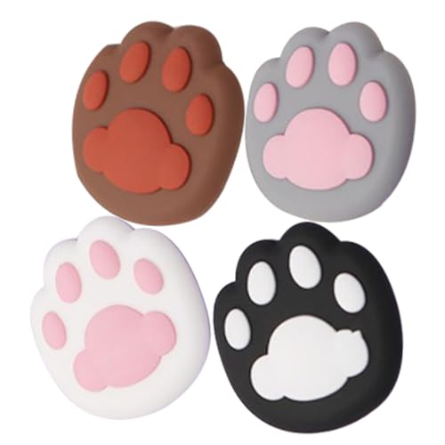 GARIOUANS 4 Stück Teiliges Türgriff Wandpuffer aus Silikon mit Katzenpfoten Design Geräuschdämpfend Stoßfest Selbstklebend Schützt Wände vor Türschlägen Geeignet für Zimmertüren GARIOUANS 4 Stück Teiliges Türgriff Wandpuffer aus Silikon mit Katzenpfoten Design Geräuschdämpfend Stoßfest Selbstklebend Schützt Wände vor Türschlägen Geeignet für Zimmertüren von GARIOUANS