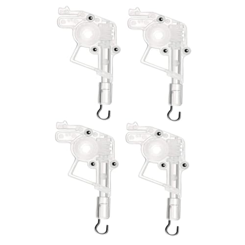 GARIOUANS 4 Stück Wand Tilter für Jalousien Robuster Flacher Wand Tilter mit Hexagonalem Design für Fenster Transparentes Zubehör für Schlafzimmer Wohnzimmer und von GARIOUANS