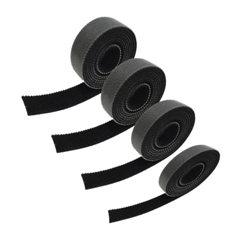 GARIOUANS 4 Stück Wiederverwendbare Kabelbinder Nylon Kabelklettbänder Kabelmanagement Kabel Organizer für Netz Netzkabel Büro Zuhause von GARIOUANS