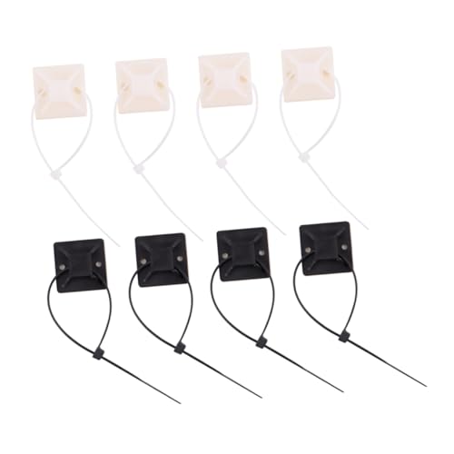 GARIOUANS 400 Stück Selbstklebende Kabelbinderhalter Robuste Nylon Kabelclips mit Starkem Klebesockel UV Beständig Installieren für Büro Garage und Außenbereich GARIOUANS 400 Stück Selbstklebende Kabelbinderhalter Robuste Nylon Kabelclips mit Starkem Klebesockel UV Beständig Installieren für Büro Garage und Außenbereich von GARIOUANS