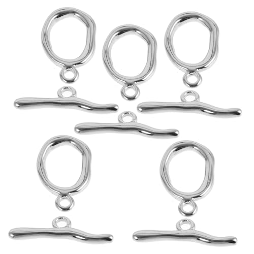 GARIOUANS 5 Sätze Ot Schmuckverschluss aus Kupfer mit Goldplattierung Langlebiger Kettenverbinder für Halsketten und Armbänder DIY Schmuckverschluss für Kreative Schmuckherstellung von GARIOUANS