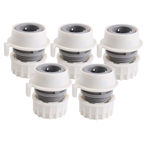 GARIOUANS 5 Stück Hochwertiger Wasserhahn zu Schlauch Adapter für Waschmaschinen Schnellverbindung für Dichtheit und Einfache Handhabung für Außenwasserhähne und Küchenspülen GARIOUANS 5 Stück Hochwertiger Wasserhahn zu Schlauch Adapter für Waschmaschinen Schnellverbindung für Dichtheit und Einfache Handhabung für Außenwasserhähne und Küchenspülen von GARIOUANS