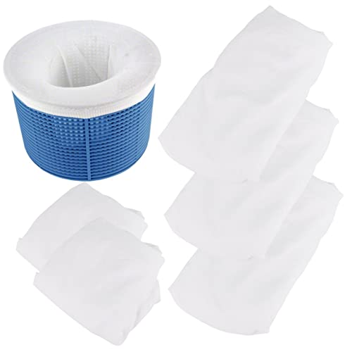GARIOUANS 5 Stück Pool Skimmer Socks aus Langlebigem Ultrafeinem Mesh Wiederverwendbare Filternetze für Skimmerkorb Elastisch und Schützend für Schwimmbadfilter zur Effektiven GARIOUANS 5 Stück Pool Skimmer Socks aus Langlebigem Ultrafeinem Mesh Wiederverwendbare Filternetze für Skimmerkorb Elastisch und Schützend für Schwimmbadfilter zur Effektiven von GARIOUANS