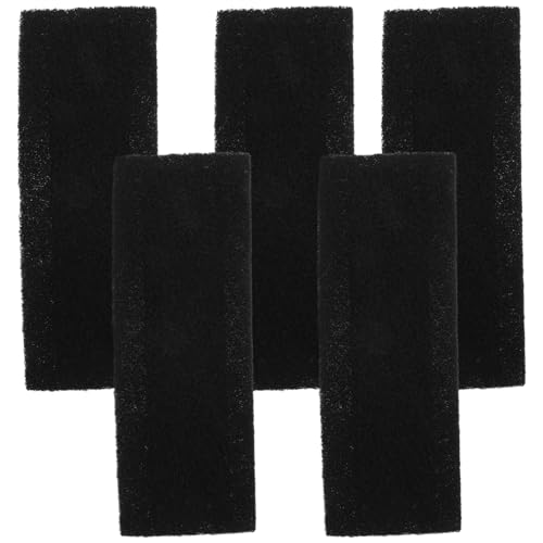 GARIOUANS 5 Stück Selbstklebende Deckenventilator Filterpads aus Aktivkohle Wiederverwendbare Luftfilter für Deckenventilatoren Effektive Luftreinigung und Einfache Montage von GARIOUANS