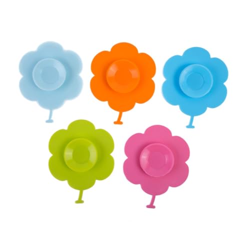 GARIOUANS 5 Stück Teiliges Saugnapf Tischset für rutschfeste Sonnenblumen Unterlagen für Selbstständiges Essen und Hochstuhl Farbenfroh und Leicht Verstaut Zufällige Farbe Zufällige Farbe von GARIOUANS