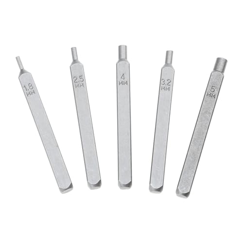 GARIOUANS 5 Stück Teiliges Schmuck DIY Stanzwerkzeug Langlebige Handwerkzeuge mit Hoher Härte Verschleißfest und Praktisch für Präzises Punzen und Gravieren bei Schmuckherstellung von GARIOUANS