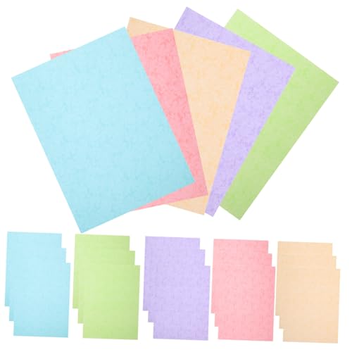GARIOUANS 50 Blatt Farbiges Druckerpapier Dickes Bastelpapier für DIY Origami Scrapbooking und Malprojekte Geeignet für Erwachsene Vielseitiges Faltpapier für Kreative Zufällige Farbe von GARIOUANS