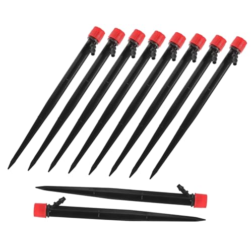 GARIOUANS 50 Stück Garten Tropfbewässerung Tropfer mit Einstellbarem Effiziente Bewässerungsköpfe zur Automatischen Gartenbewässerung Einfache Installation für Hochbeete und Pflanzen von GARIOUANS