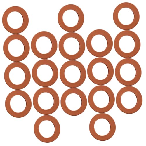 GARIOUANS 50 Stück Garten Wasserhahn Dichtungsringe Gummi Unterlegscheiben Wasserdichte Gummidichtung für Gartenschlauch und Wasserhähne Außenbereich Reparatur von GARIOUANS