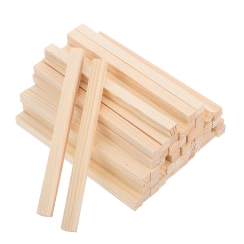 GARIOUANS 50 Stück Quadratische Unbehandelte Holzstäbe aus Massivem Holz Glatte Oberfläche Vielseitige DIY Holzleisten für Bastelprojekte Modellbau und Heimwerker Natürliche Holzleisten zum GARIOUANS 50 Stück Quadratische Unbehandelte Holzstäbe aus Massivem Holz Glatte Oberfläche Vielseitige DIY Holzleisten für Bastelprojekte Modellbau und Heimwerker Natürliche Holzleisten zum von GARIOUANS