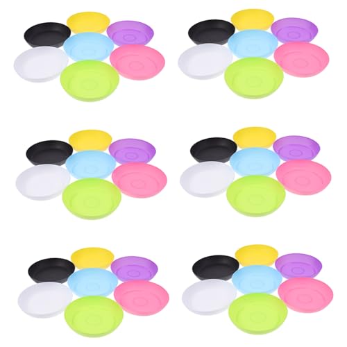 GARIOUANS 50 Stück Runde Kunststoff Blumentopf Untersetzer Außendurchmesser Innendurchmesser Wasserabweisend rutschfest Langlebig für Garten Balkon Sukkulenten und Bonsai GARIOUANS 50 Stück Runde Kunststoff Blumentopf Untersetzer Außendurchmesser Innendurchmesser Wasserabweisend rutschfest Langlebig für Garten Balkon Sukkulenten und Bonsai von GARIOUANS