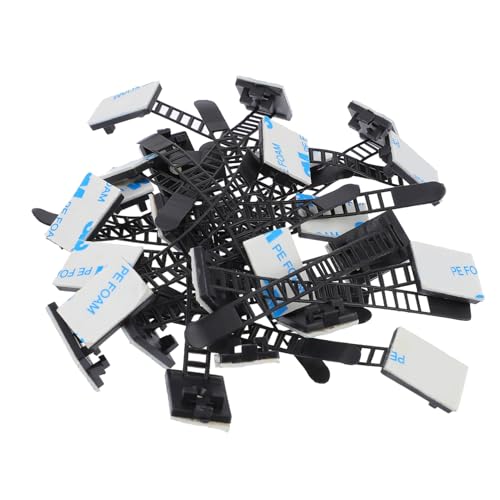 GARIOUANS 50 Stück Selbstklebende Kabelhalter Kabelclips Kabelbinder Verstellbar für Schreibtisch Büro Auto Kabelmanagement Zugentlastung Vielseitig und Platzsparend GARIOUANS 50 Stück Selbstklebende Kabelhalter Kabelclips Kabelbinder Verstellbar für Schreibtisch Büro Auto Kabelmanagement Zugentlastung Vielseitig und Platzsparend von GARIOUANS