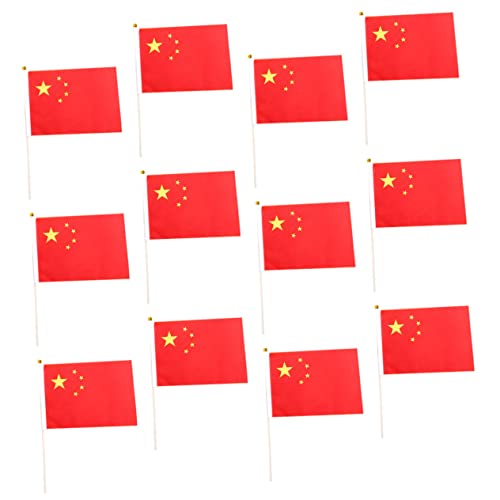 GARIOUANS 50 Stück Teiliges Kleine China Handfahnen mit Stab Langlebige Polyester Flaggen für Party Festival und Sportdeko Praktische und Farbechte Nationalflaggen zum Winken und Dekorieren GARIOUANS 50 Stück Teiliges Kleine China Handfahnen mit Stab Langlebige Polyester Flaggen für Party Festival und Sportdeko Praktische und Farbechte Nationalflaggen zum Winken und Dekorieren von GARIOUANS