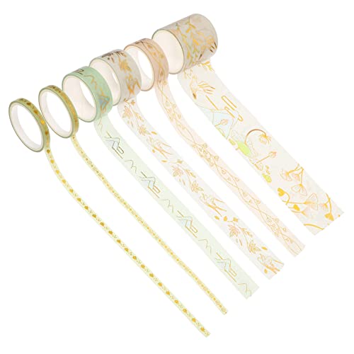 GARIOUANS 6 Rollen Washi Tape Dekorative Klebebänder mit Antiken Mustern pro Rolle für DIY Projekte Scrapbooking Geschenkverpackungen und Dekorationen GARIOUANS 6 Rollen Washi Tape Dekorative Klebebänder mit Antiken Mustern pro Rolle für DIY Projekte Scrapbooking Geschenkverpackungen und Dekorationen von GARIOUANS