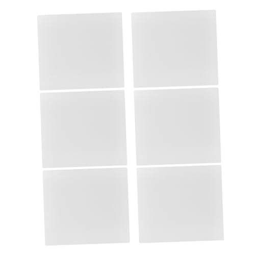 GARIOUANS 6 Stück Druckstift-Kopiertafel Durchsichtiges Zeichenbrett-Skizzenwerkzeug PVC-Bastelmatte transparente Bastelmatte Klare 3D-Zeichenmatte DIY 3D-Zeichenmatte Druckmatte Weiß GARIOUANS 6 Stück Druckstift-Kopiertafel Durchsichtiges Zeichenbrett-Skizzenwerkzeug PVC-Bastelmatte transparente Bastelmatte Klare 3D-Zeichenmatte DIY 3D-Zeichenmatte Druckmatte Weiß von GARIOUANS