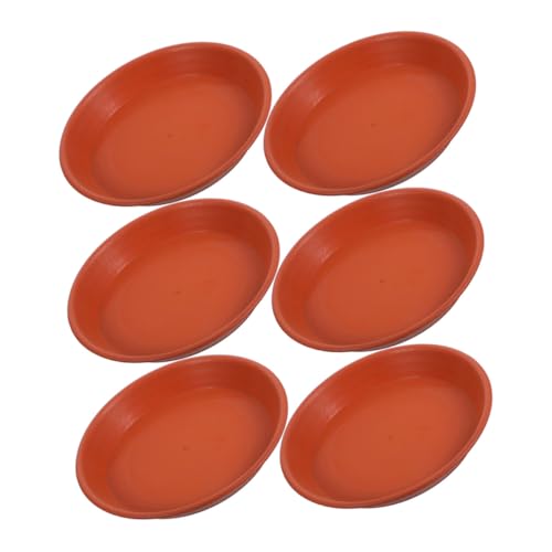 GARIOUANS 6 Stück Pflanzuntersetzer Rund Kunststoff Terrakotta Farbe Wasserauffangschale für Blumentöpfe Robuster Pflanzentopf untersetzer als Pflanzgefäß Basis für Zimmerpflanzen GARIOUANS 6 Stück Pflanzuntersetzer Rund Kunststoff Terrakotta Farbe Wasserauffangschale für Blumentöpfe Robuster Pflanzentopf untersetzer als Pflanzgefäß Basis für Zimmerpflanzen von GARIOUANS