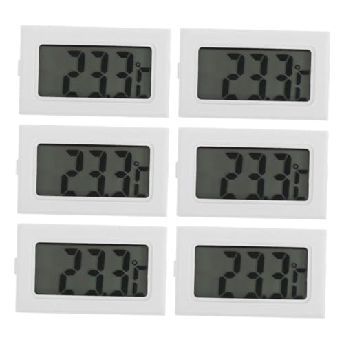 GARIOUANS 6 Stück Teiliges Digitales Thermometer Eingebettetem Design Hochpräziser Sensor für Genaue Temperaturmessung Vielseitig Einsetzbar im Innen Außenbereich Dekorativ und Handlich für von GARIOUANS