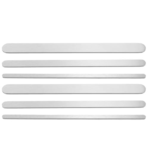 GARIOUANS 6 Stück Teiliges Flacher Aluminium ringrohlinge für Schmuckherstellung Einfach Formbar DIY Metallstreifen für Individuelle Ringschmuckgestaltung Praktisches Bastelzubehör für von GARIOUANS