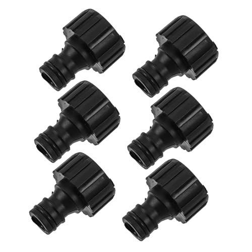 GARIOUANS 6 Stück Teiliges Garten Schlauchanschluss Schnellkupplungen aus Robustem Kunststoff Langlebige Wasserhahn Adapter mit Außengewinde Schlauchverbinder für Wasserrohre Installieren von GARIOUANS