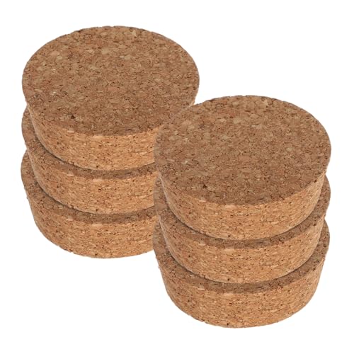 GARIOUANS 6 Stück Teiliges Korkdeckel für Glas Terrarium Pflanzgefäße Natürliche Korkverschlüsse für Blumenvasen Dicht Schließend Wiederverwendbar für Hydroponik und Dekoration GARIOUANS 6 Stück Teiliges Korkdeckel für Glas Terrarium Pflanzgefäße Natürliche Korkverschlüsse für Blumenvasen Dicht Schließend Wiederverwendbar für Hydroponik und Dekoration von GARIOUANS