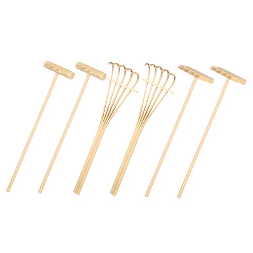 GARIOUANS 6 Stück Teiliges Mini Zen Garten Sandharken aus Sandtisch Zubehör für Kreative Sandkunst Entspannende Meditation und DIY Sandspiele für Tisch-sandkästen und Feng Shui Dekoration von GARIOUANS