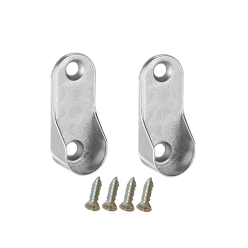 GARIOUANS 6 Stück Teiliges Ovale Kleiderschrank Stangenhalterung aus Metall Robuste Garderobenrohr Halter mit Schrauben Verstärkte Kleiderstange Aufhängung für Ovalstangen Inklusive GARIOUANS 6 Stück Teiliges Ovale Kleiderschrank Stangenhalterung aus Metall Robuste Garderobenrohr Halter mit Schrauben Verstärkte Kleiderstange Aufhängung für Ovalstangen Inklusive von GARIOUANS