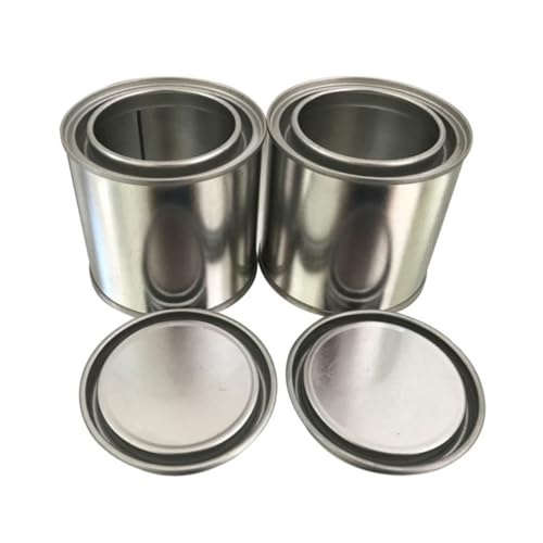 GARIOUANS 6stücke Runde Metallfarbeimer Mit Deckel Praktische Aufbewahrung Für Tinte Und Farben Robuste Eisenlackdose Für Zuhause Und Werkstatt von GARIOUANS