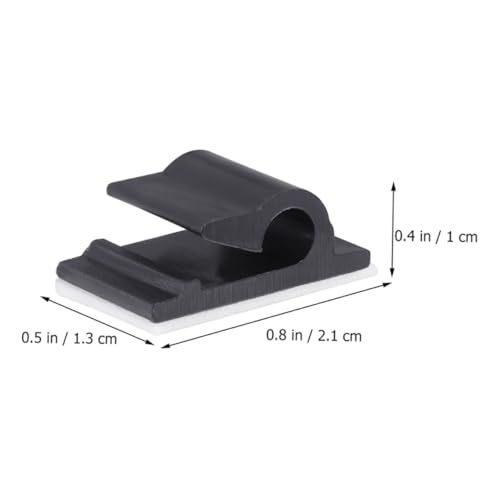 GARIOUANS 60 Stück Selbstklebende Kabelclips Kabelhalter für Kabelmanagement Auto und Büro Schwarz Praktische Zugentlastung Vielseitige Kabelführung für Schreibtisch und Fahrzeug GARIOUANS 60 Stück Selbstklebende Kabelclips Kabelhalter für Kabelmanagement Auto und Büro Schwarz Praktische Zugentlastung Vielseitige Kabelführung für Schreibtisch und Fahrzeug von GARIOUANS