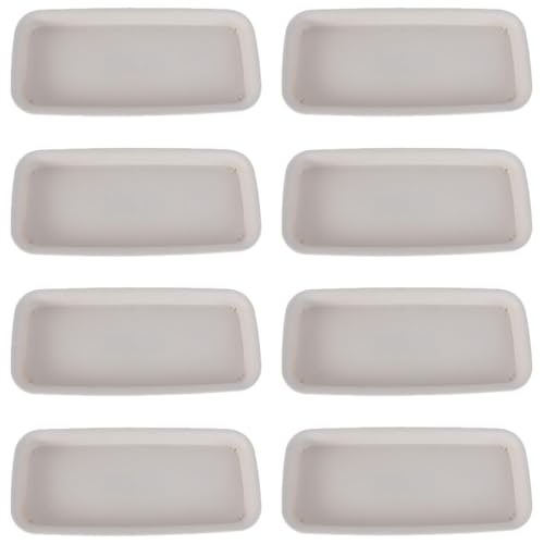 GARIOUANS 8 Stück Teiliges Pflanztopf Rechteckig aus Robustem Kunststoff Große Pflanzschale für Innen und Außen Wasserabweisendes Tablett zur Auffangschale für Blumentöpfe und von GARIOUANS