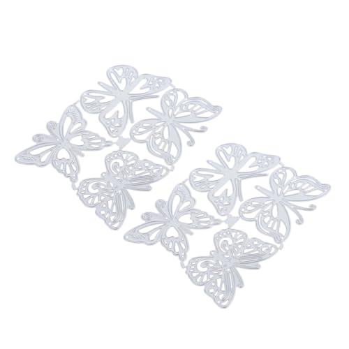 GARIOUANS 8stücke Schmetterlings-stanzform Für Karten-DIY Scrapbook Party-Dekoration Handwerkswerkzeug Stanzformen-dekor DIY-Form Zum Basteln von GARIOUANS