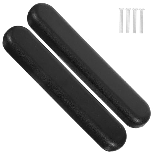 GARIOUANS Abs Armlehnen Ersatzpolster rutschfeste Stoßdämpfende Armlehnenbezüge Passend für Drive und Bürostuhl mit Lochabstand von GARIOUANS