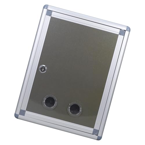 GARIOUANS Abschließbare Wandbriefkasten Box aus Edelstahl und Aluminium mit Großem Fassungsvermögen Multifunktionale Vorschlags Wahlbox für Büro und Außenbereich Sichere Aufbewahrung von GARIOUANS Abschließbare Wandbriefkasten Box aus Edelstahl und Aluminium mit Großem Fassungsvermögen Multifunktionale Vorschlags Wahlbox für Büro und Außenbereich Sichere Aufbewahrung von von GARIOUANS