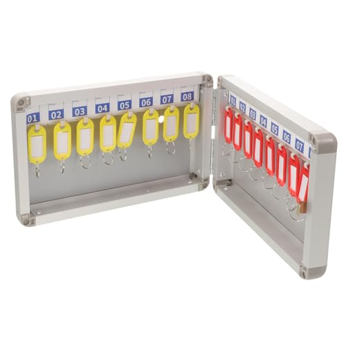 GARIOUANS Abschließbarer Schlüsselkasten Wandmontage Schlüssel Kapazität mit Schlüsselanhängern Robuster Key Storage Box zur Sicheren Organisation für Zuhause Büro Verwaltung von GARIOUANS