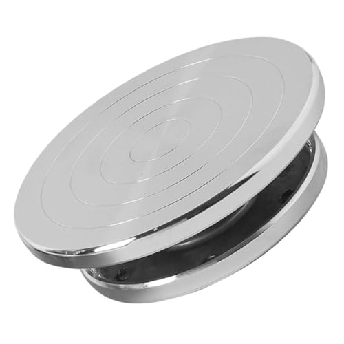 GARIOUANS Aluminiumlegierung Stabile rutschfeste Drehplatte für Töpferarbeiten und Modellbau Beidseitig Verwendbar als Clay Turntable und Rotierender Arbeitstisch GARIOUANS Aluminiumlegierung Stabile rutschfeste Drehplatte für Töpferarbeiten und Modellbau Beidseitig Verwendbar als Clay Turntable und Rotierender Arbeitstisch von GARIOUANS