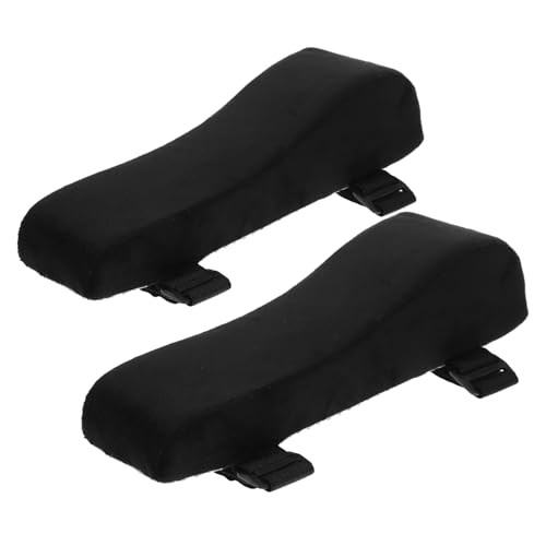 GARIOUANS Armlehnenpolster für Bürostuhl Memory Schaum Armlehnenkissen Ergonomisch Geformt Erhöhte Armstütze Schwarz Komfortabel und Langlebig für Büro und Gaming Stühle von GARIOUANS
