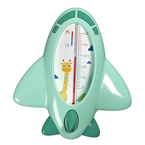 GARIOUANS Badethermometer Langlebigem Schwimmendes Thermometer Grün Genaues Messgerät für Sicheres Badewasser Kindgerechtes Design Einfach Ablesbar von GARIOUANS