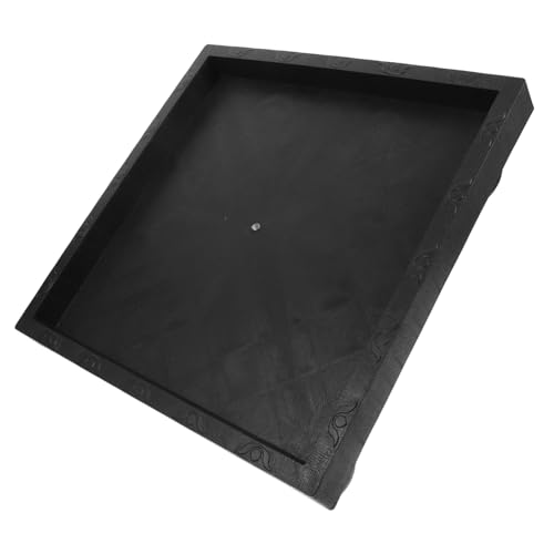 GARIOUANS Blumentopf Untersetzer aus Dickem Kunststoff mit Mobiler Pflanzkübel Ständer Drehbar Robust und Langlebig Geeignet für Garten Terrasse und Balkon Extra Stabiler Blumenroller Braun von GARIOUANS