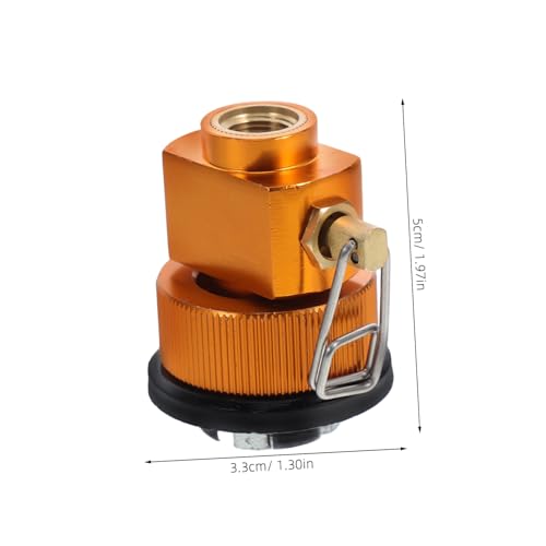 GARIOUANS Camping Gas Adapter Ventil für Gas Tank Nachfüllung Auslaufsicherer Gasfüllventil Kompatibel mit Outdoor Gaskochern für Camping Wandern Grillen und Reisen von GARIOUANS