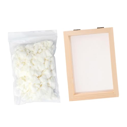GARIOUANS DIY Papierschöpfrahmen Doppelrahmen aus Kiefernholz mit Trockenpapierbrei Handgemachtes Papierherstellung Werkzeug für Basteln und Innovatives DIY Papierhandwerk GARIOUANS DIY Papierschöpfrahmen Doppelrahmen aus Kiefernholz mit Trockenpapierbrei Handgemachtes Papierherstellung Werkzeug für Basteln und Innovatives DIY Papierhandwerk von GARIOUANS