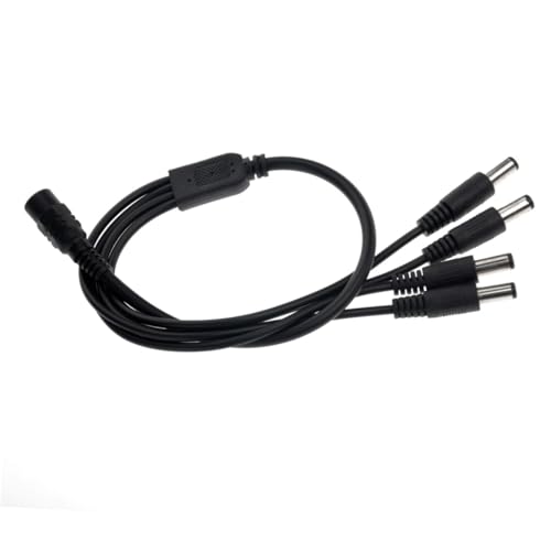 GARIOUANS Dc Stromverteilerkabel Buchse Stecker Robustes Kabel für Cctv Kamera Stromversorgung Kompatibel mit Netzteilen Schwarzes Splitterkabel von GARIOUANS