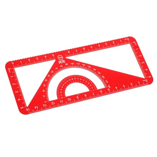 GARIOUANS Dreieck Lineal Set Zeichen Messwerkzeuge Winkelmesser Dreieck Lineal Aluminiumlegierung Messen Tragen GARIOUANS Dreieck Lineal Set Zeichen Messwerkzeuge Winkelmesser Dreieck Lineal Aluminiumlegierung Messen Tragen von GARIOUANS