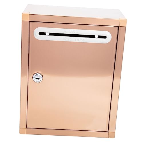 GARIOUANS Edelstahl Briefkasten Wandmontage Vorschlags und Beschwerdebox mit Schloss Wetterfest Robust und Leicht für Büro Werkstatt Schule und Vertrauliche Dokumente GARIOUANS Edelstahl Briefkasten Wandmontage Vorschlags und Beschwerdebox mit Schloss Wetterfest Robust und Leicht für Büro Werkstatt Schule und Vertrauliche Dokumente von GARIOUANS